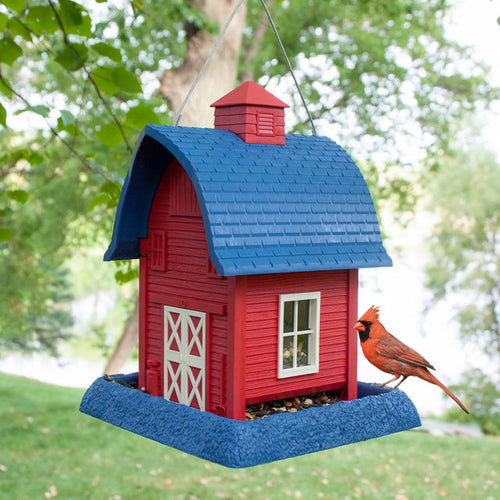 North States Village Collection Americana Barn Birdfeeder