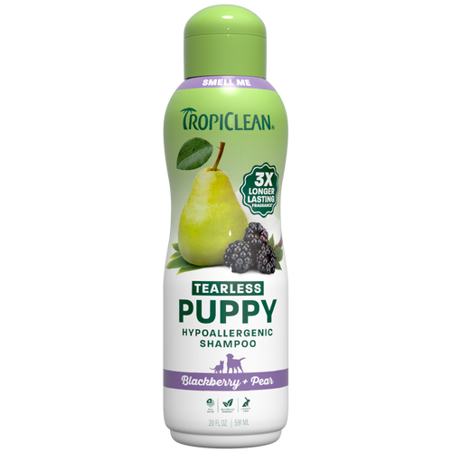 TropiClean Blackberry + Pear Tearless Puppy Shampoo, 20oz
